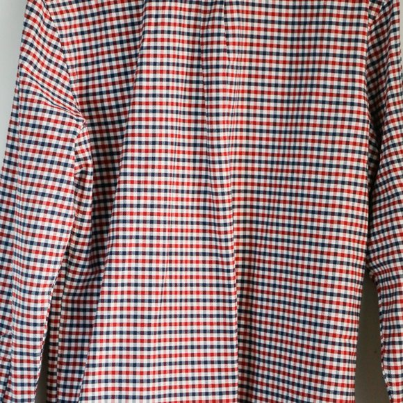 NWOT LEVI's Red Blue Checkered Print Button Up Casual Shirt XXL - Picture 8 of 8